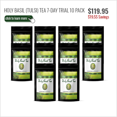 Holy Basil (Tulsi) Tea 7-Day Trial 10 Pack